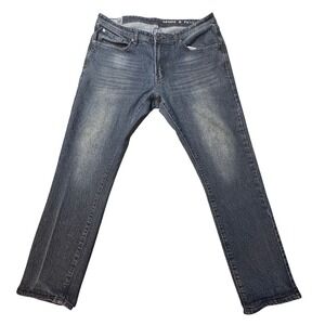 MBX Jeans Mens 38x30 Blue Slim Stretch Denim Pants XC092502231 Faded Wash Y2K